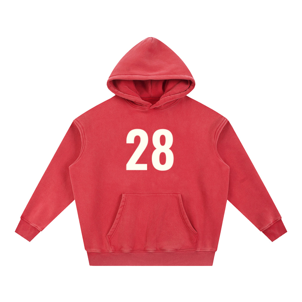 28 Oversize Hoodie Red