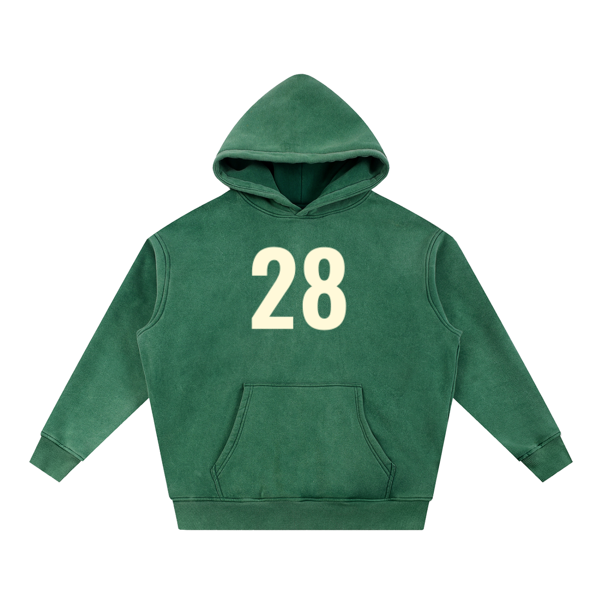 28 Oversize Hoodie Green
