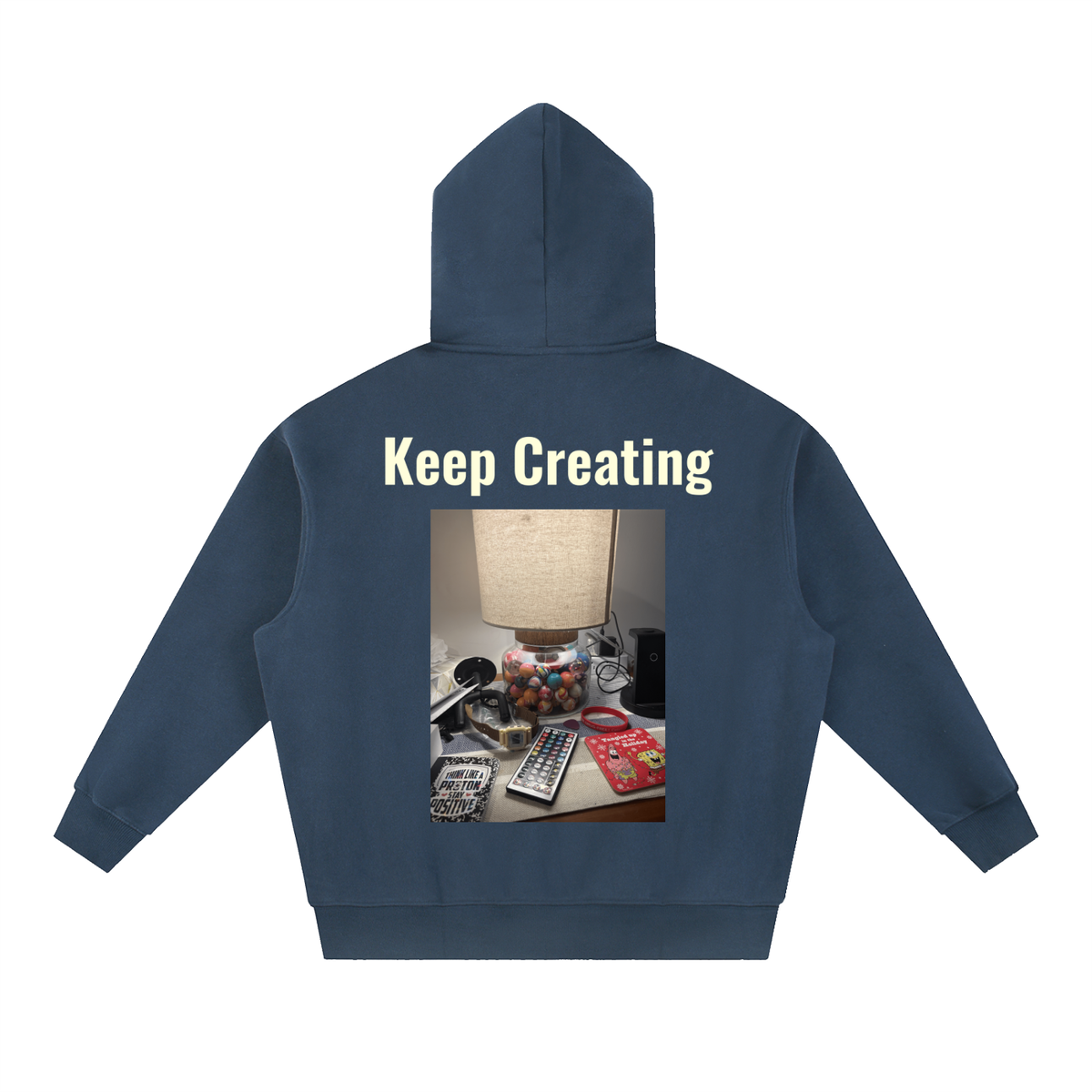 Bouncy Ball Boxy Fit Fleece Hoodie