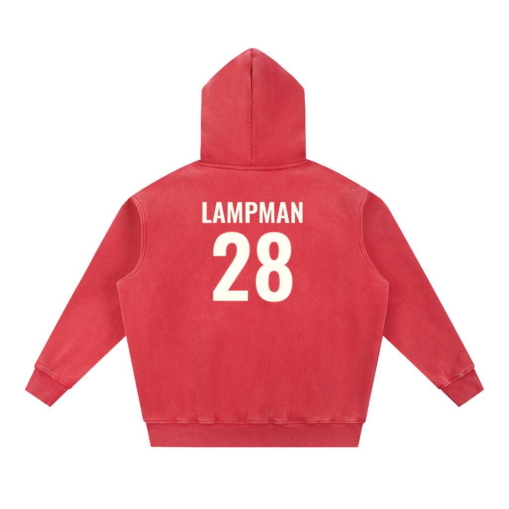28 Oversize Hoodie Red