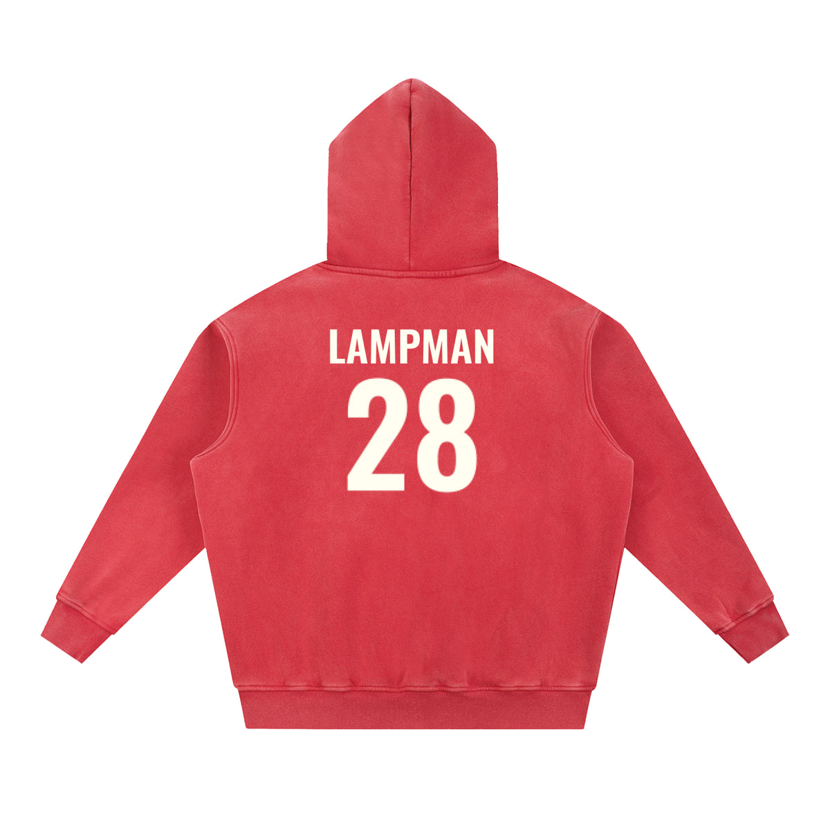 28 Oversize Hoodie Red